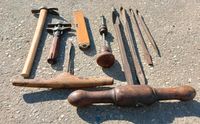 Altes Werkzeug, Bohrer, Wasserwaage, Hammer, Antik, Deco, Vintage Bayern - Rosenheim Vorschau