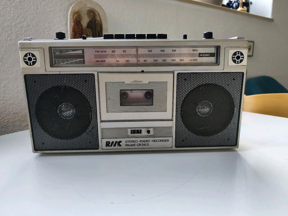 RMC stereo Radio Recorder Kassettenrekorder CR 04 D in Bomlitz