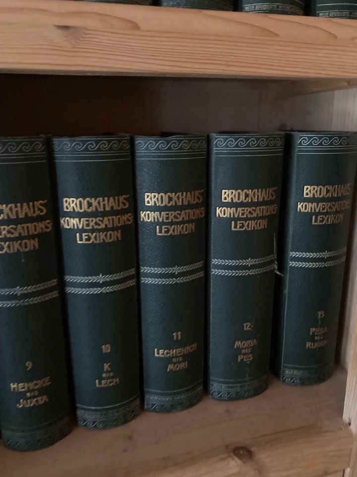 Brockhaus konversations Lexikon  Erscheinungsbjahr 1908 in Finsing