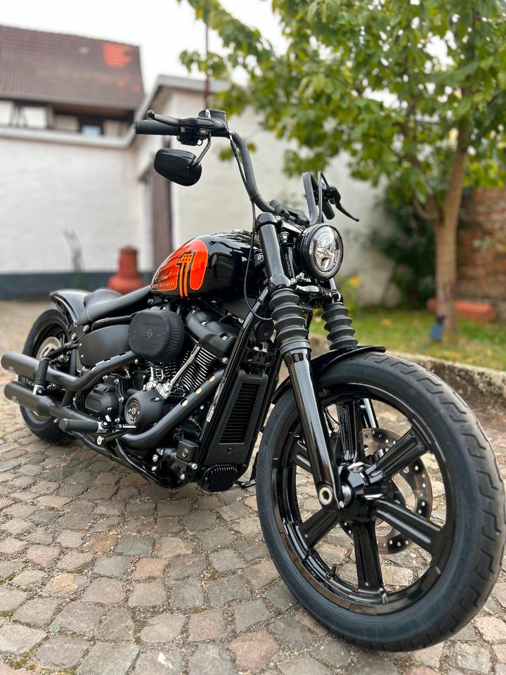 Harley-Davidson FXBBS Street Bob NEUFAHRZEUG Custom Umbau in Steinweiler Pfalz