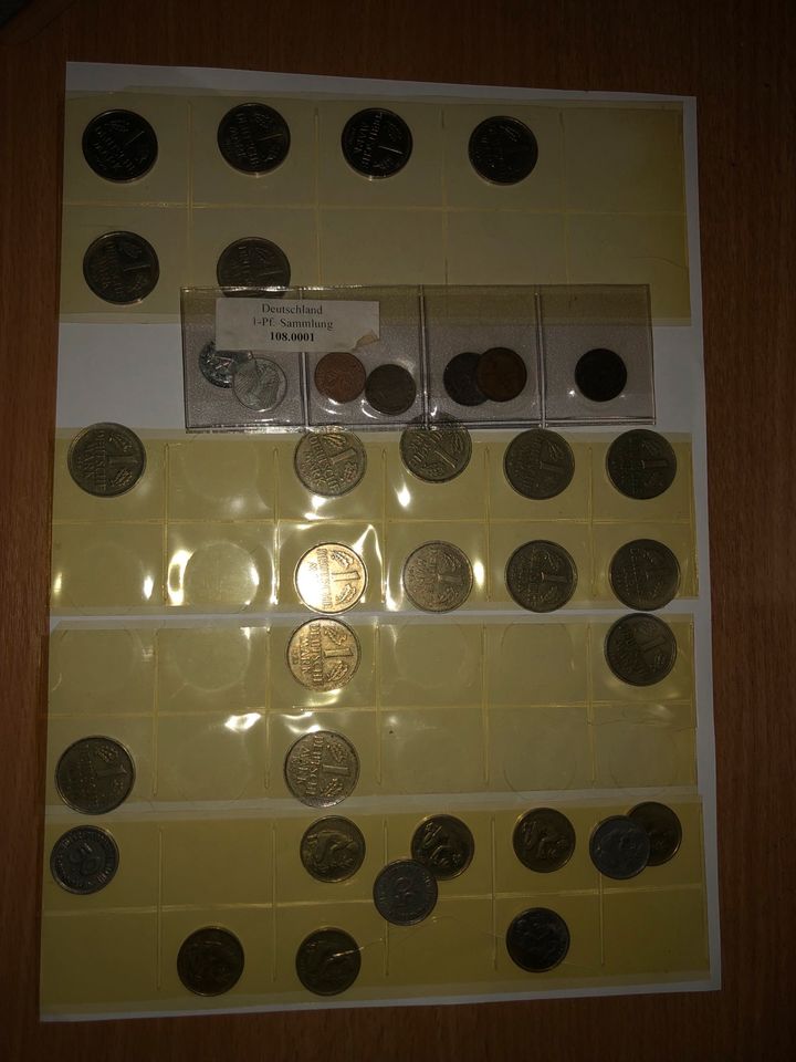 Verschiedene Münzen in Bensheim