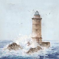 Bild „Leuchtturm“ 80x80cm | handgemalt Hamburg-Mitte - Hamburg Rothenburgsort Vorschau