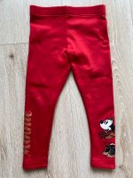 dickere Leggings in rot mit Minnie Maus gold Gr. 104 Niedersachsen - Stuhr Vorschau