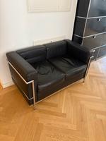 Le Corbusier LC2 Sofa, 2er Sofa, Replica, Leder, schwarz Bayern - Pullach Vorschau