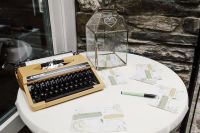 [Verleih] Schreibmaschine gelb Hochzeit Kommunion Taufe Gästebuch Nordrhein-Westfalen - Monschau Vorschau