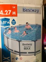 Stahlrahmen-Pool Bestway Steel Pro Max 4,27 m 1,07 m Baden-Württemberg - Eppelheim Vorschau