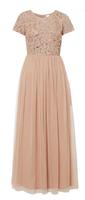 Elegantes Maxi-Kleid mit Pailletten in Altrosa Thüringen - Erfurt Vorschau