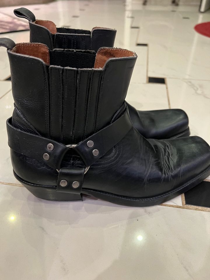 Wrangler Echtleder Bikerboots Gr. 39 in Wachtberg