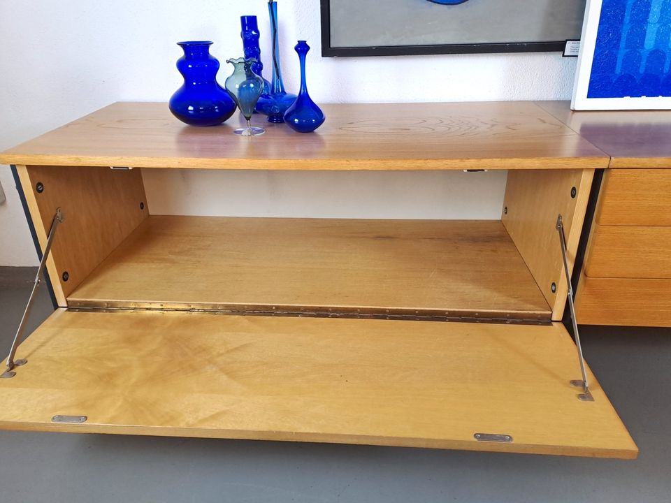 Sideboard 215cm Hellerau Nebelung 430 Esche 60er J. Vintage in Dresden