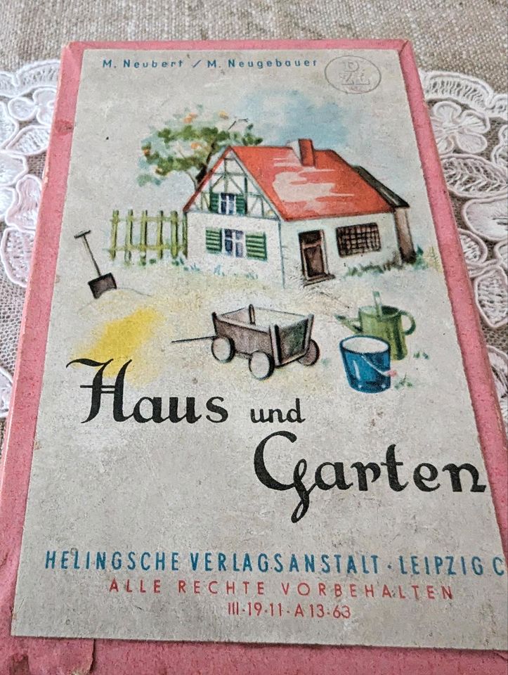 Vintage Kartenspiel/Quartett Haus und Garten ⚜️ Retro Fundstück in Glienicke/Nordbahn