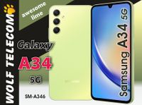 SAMSUNG Galaxy A34 5G / A346 128GB Awesome Lime - Neu + RG 19% Rheinland-Pfalz - Koblenz Vorschau