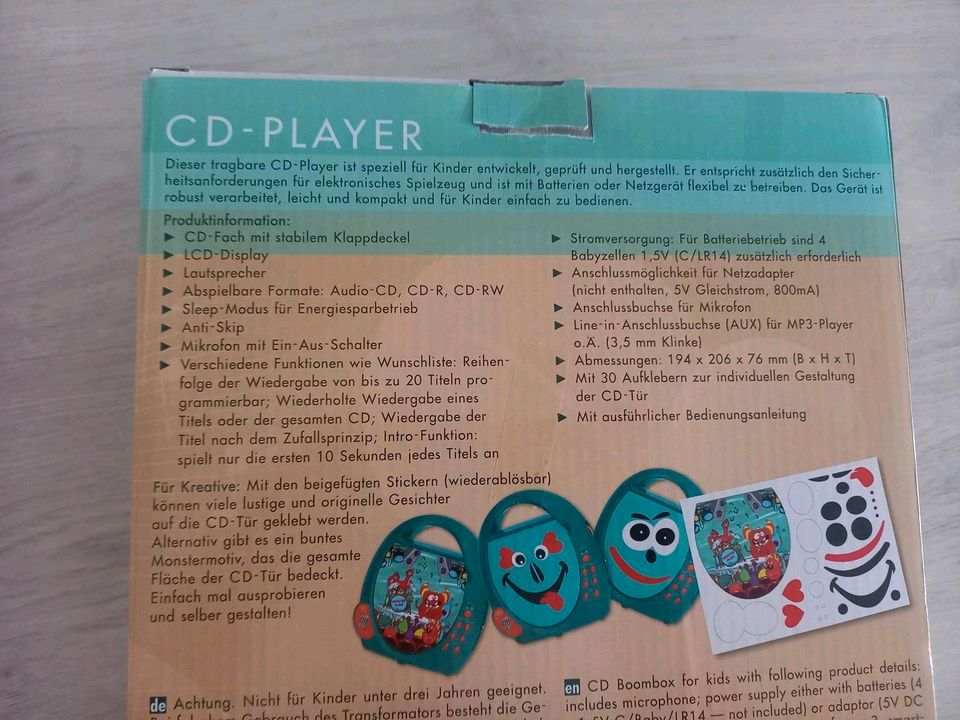 Neu&OVP CD Player für Kinder mit Mikrofon in Jüchen