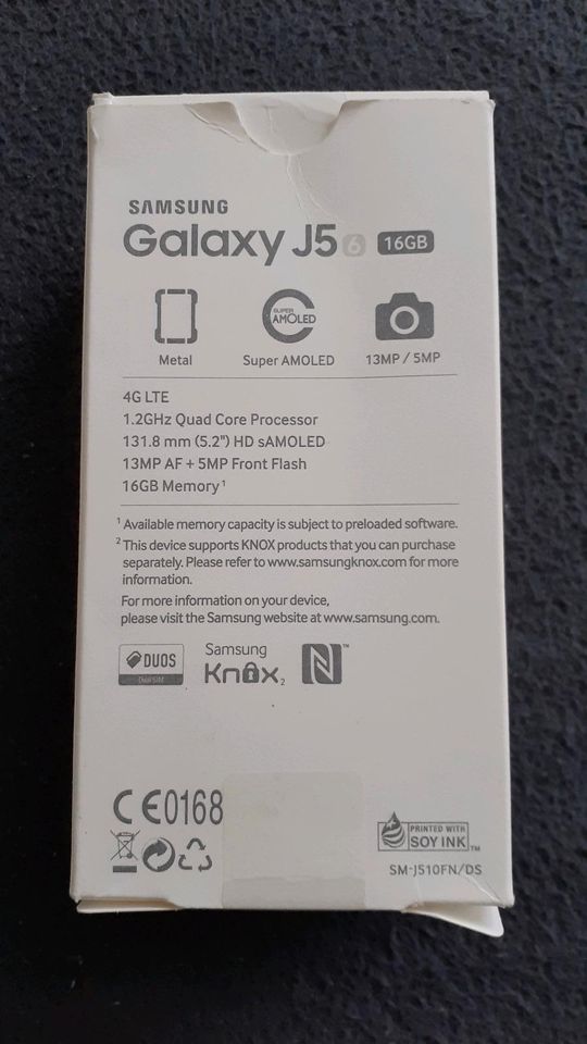 Handy Samsung Galaxy J5  16GB in Neunburg