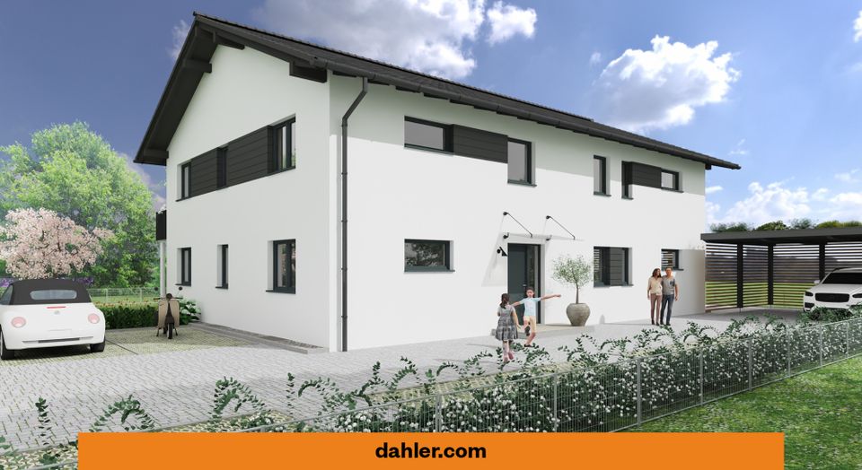 Neubau-Apartment mit Balkon im projektierten Niedrigenergiehaus in Bruckmühl