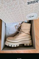 Bronx Evi Ann Boots Schnürstiefelette Stiefel beige 40 gefüttert Nordrhein-Westfalen - Erkelenz Vorschau