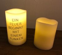 Kerzen 2 Stück/Herbstdeko/Winter/Weihnachtsdeko Bayern - Teuschnitz Vorschau