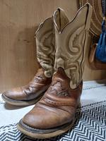 Cowboy Stiefel Boots SENDRA, creme-braun Bayern - Pleystein Vorschau