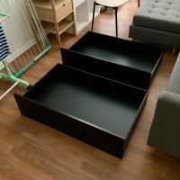 IKEA MALM Bettkästen, schwarzbraun x2 Mitte - Wedding Vorschau