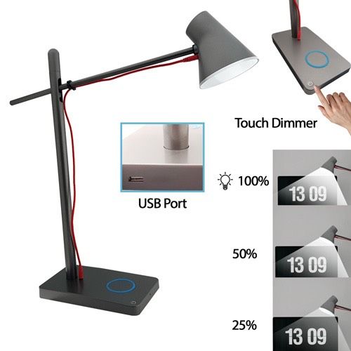 Sonderposten 100 Stück Schreibtisch Lampe LED m USB in Wuppertal