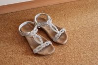 ANNIE G. Sandalen Glitzer Gr. 38 weich Strass Perlen Sachsen-Anhalt - Halle Vorschau