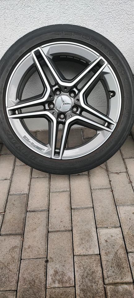 18" Mercedes AMG Felgen mit Sommerreifen in Oerlenbach