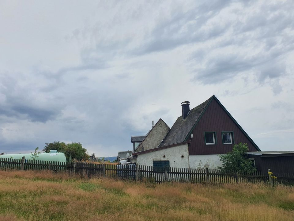 Erzgebirgisches Hutzenhaus in Alleinlage mit Panoramablick in Kurort Seiffen