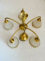 Deckenlampe Kronleuchter Glas goldfarben Baden-Württemberg - Bruchsal Vorschau