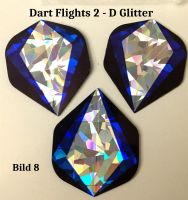 3 Dart Flights 2 - D Glitter, NEU Niedersachsen - Stade Vorschau