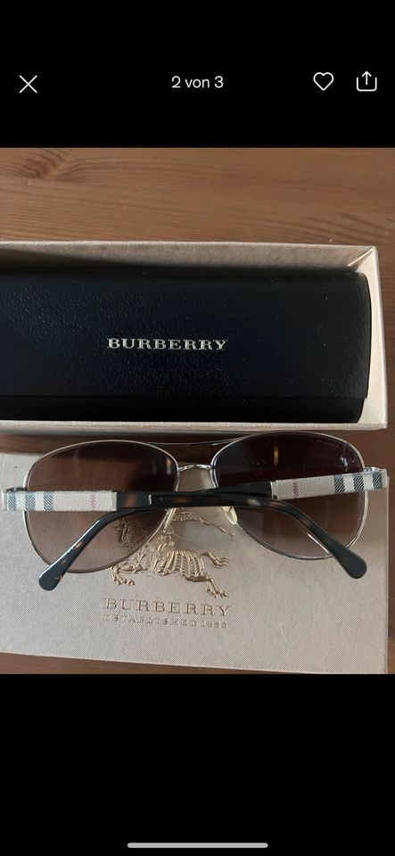 Top Schnapper: Sonnenbrille / Pilotenbrille von Burberry in München