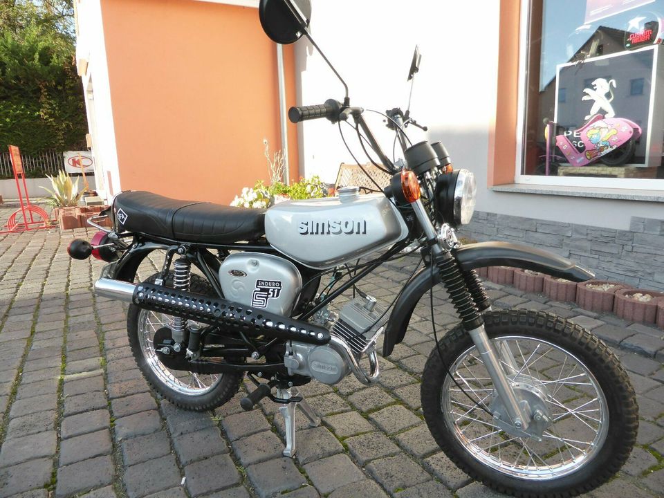 SIMSON S51 ENDURO DZM VAPE KOMPL. NEUAUFBAU MIT GEWÄHRLEISTUNG in Halle