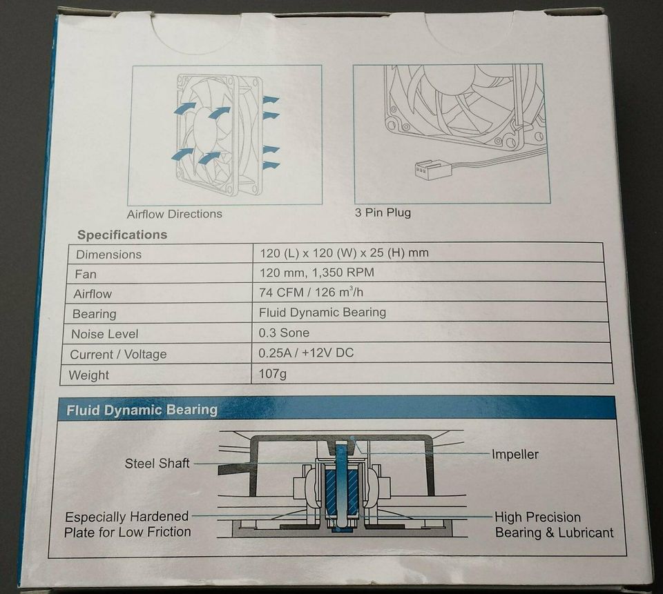 120mm Gehäuselüfter Arctic F12 Lüfter Gehäuse Prozessor Fan in Plattling