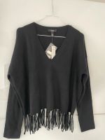 100% Kashmir Pullover, schwarz mit Fransensaum, Bloomingdales Niedersachsen - Osnabrück Vorschau