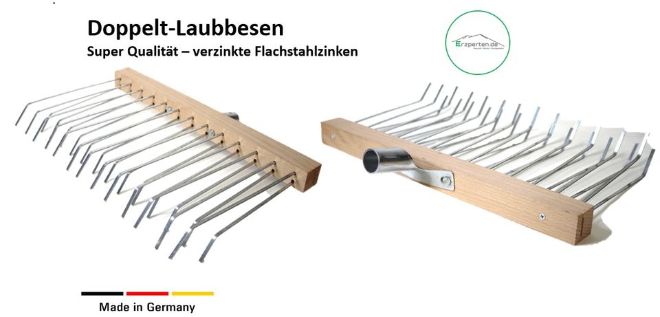 ⭐️ Doppel-Laubrechen Laubbesen super Qualität wie zu DDR-Zeiten⭐️ in Stützengrün