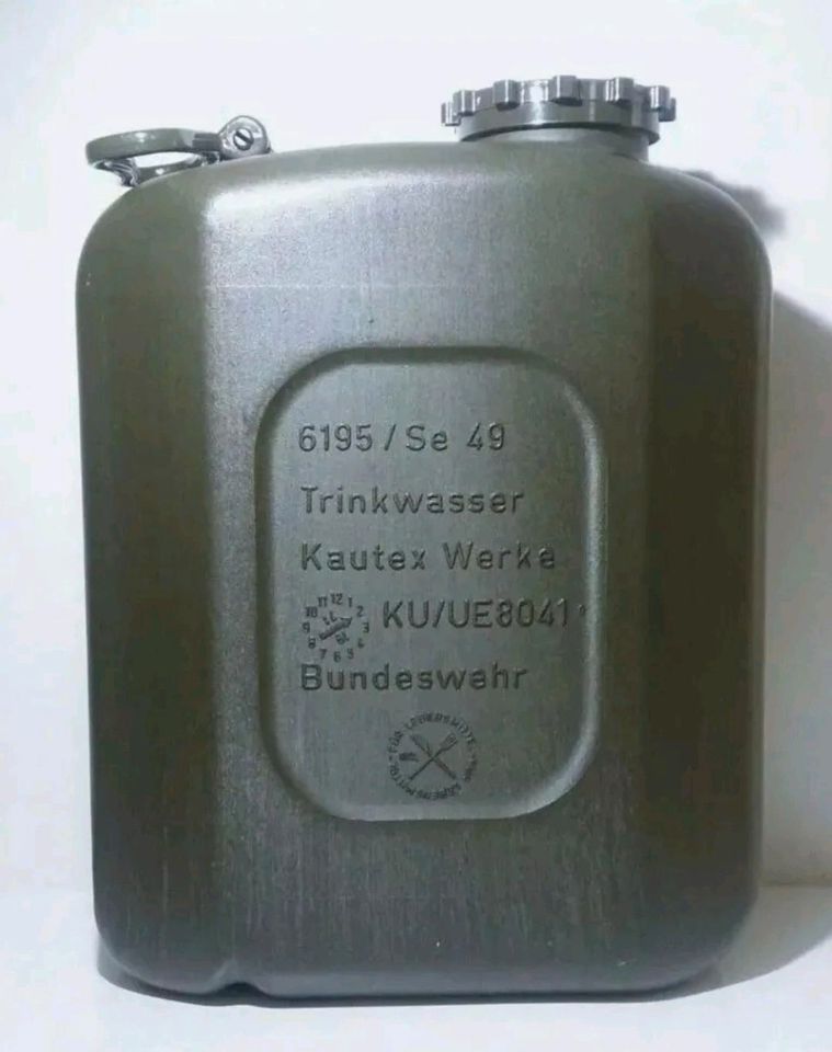 Original BW Bundeswehr Wasserkanister Trinkwasserkanister Kunstst