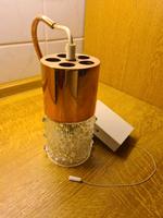 DDR Lampe Bubble Glas Kupferfarben Sachsen-Anhalt - Zehrental Vorschau