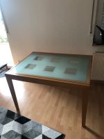 Esstisch mit Glasscheibe zum Ausziehen 120cm x 90cm Hessen - Niestetal Vorschau