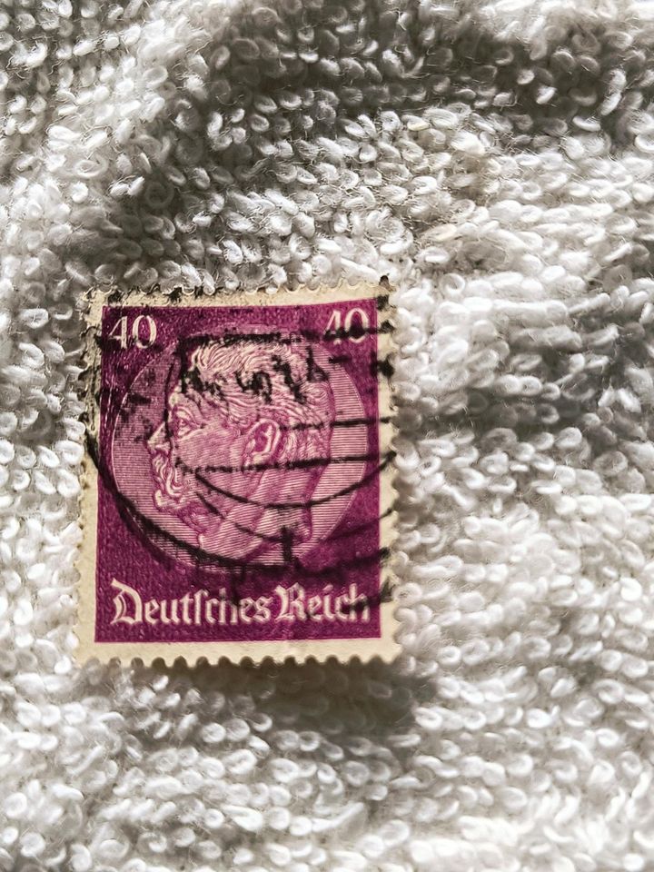 Briefmarke Deutsches Reich gestempelt in Göttingen