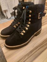 gefütterte Winter Boots Stiefel Schwarz Gold Kiel - Hasseldieksdamm Vorschau