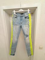 Amiri Denim Jeans Indigo Blau Neon Gelb US 31 Baden-Württemberg - Esslingen Vorschau