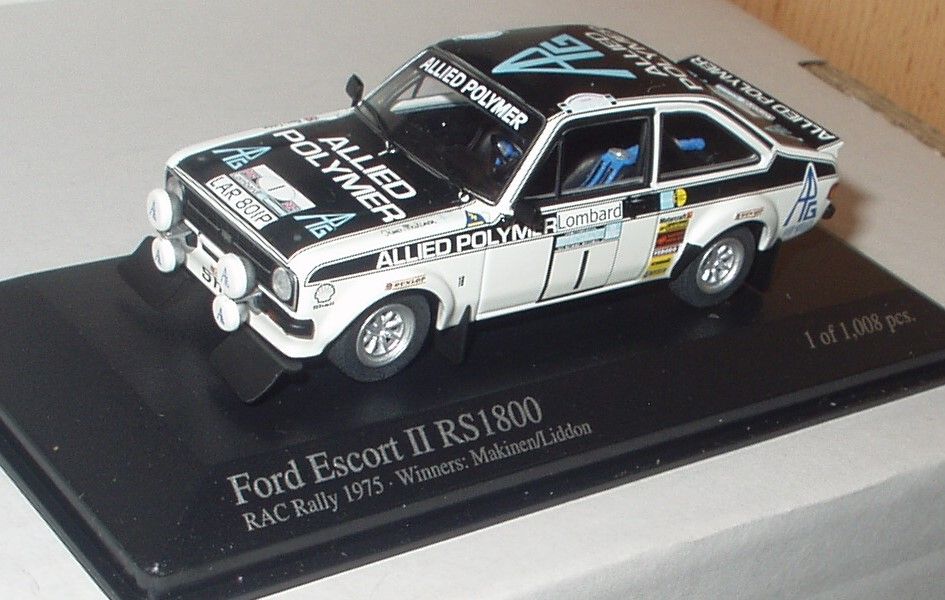 Ford Escort II RS 1800, "1", Minichamps 1:43, OVP, in Dorum