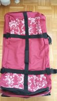 Koffer Trolly Textil L 80 cm x B 40 cm Fb. Beere mit rosa Muster Baden-Württemberg - Mühlhausen Vorschau