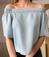 Mango Off Shoulder Shirt Oberteil babyblau blau Gr S Bayern - Wenzenbach Vorschau