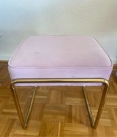 Schöner Hocker Samt Gold/Rosa Nordrhein-Westfalen - Bocholt Vorschau