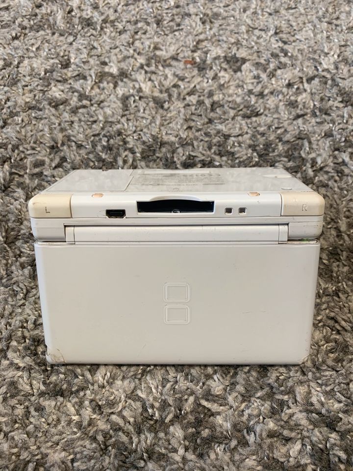 Nintendo DS Lite weiß Handheld Spielekonsole kein Gameboy GBA OK✅ in Wöllstein