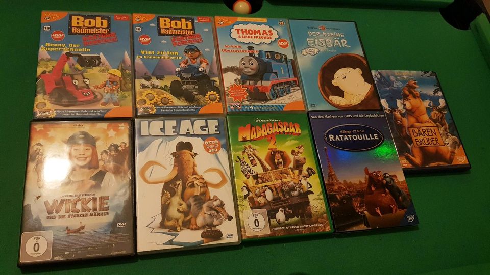 9 Kinderfilme: Ice Age, Madagascar 2, Wickie, Ratatouille, Thomas in Edingen-Neckarhausen