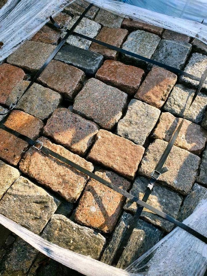 Altstadtpflaster, Granitpflaster, Granit, Historische Baustoffe in Weismain