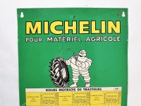 Blechsschild MICHELIN Reifen Traktoren Luftdrucktabelle von 1967 Saarland - Heusweiler Vorschau