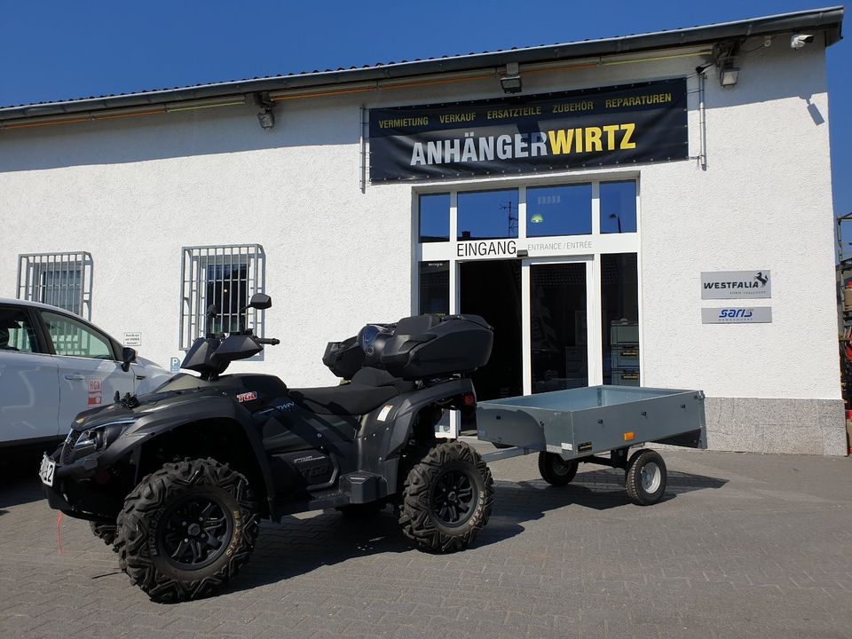 ATV Trailer leichter PKW Anhänger DUUO City 145x98x30cm 400kg in Grevenbroich