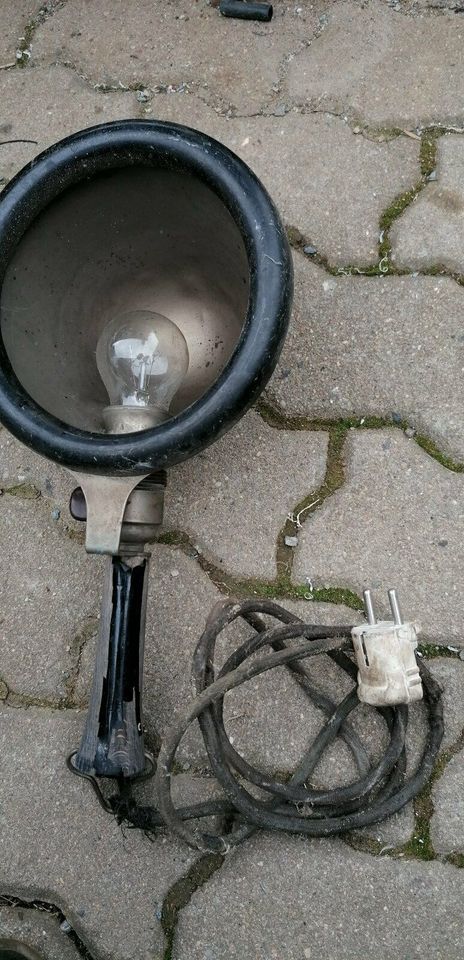 Arbeitslampe Handlampe Oldtimer DDR Vorkrieg Auto Dampflok Boot in Hohenstein-Ernstthal