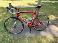 Pinarello Carbon-Rahmen mit Shimano Ultegra Di2, RH 53-57, Rot Berlin - Zehlendorf Vorschau